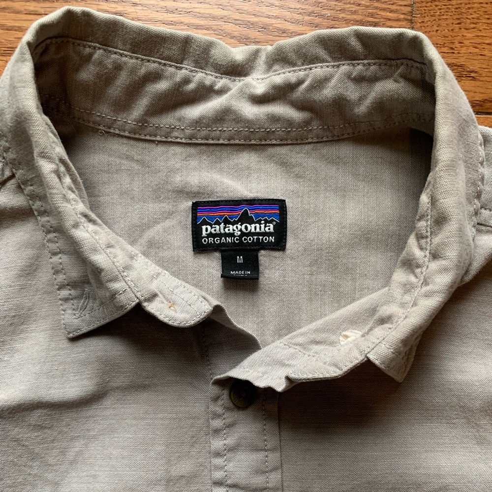 Men’s Patagonia Bluffside slim fit button up shirt Medium